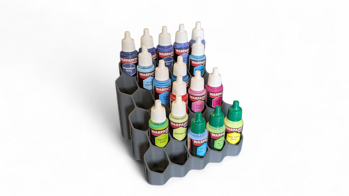 Ultimate Interlocking Paint Station for 18ml Paints (Army Painter/AK/AMMO/Vallejo) BUNDLE x 2