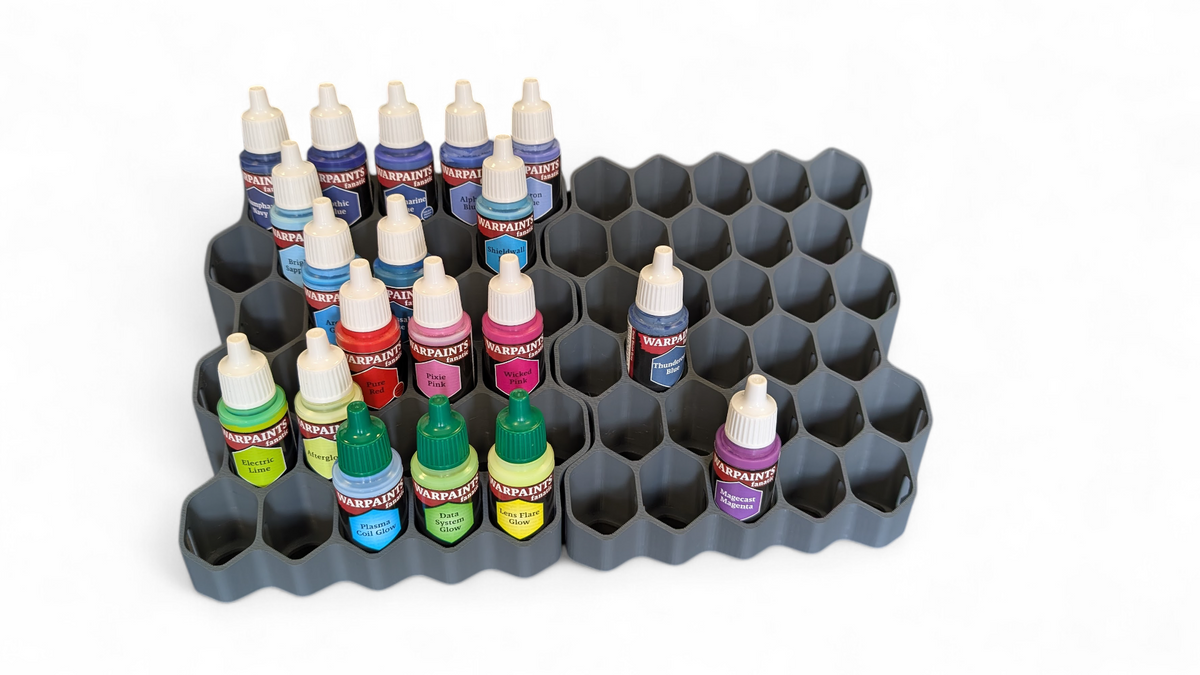 Ultimate Interlocking Paint Station for 18ml Paints (Army Painter/AK/AMMO/Vallejo)